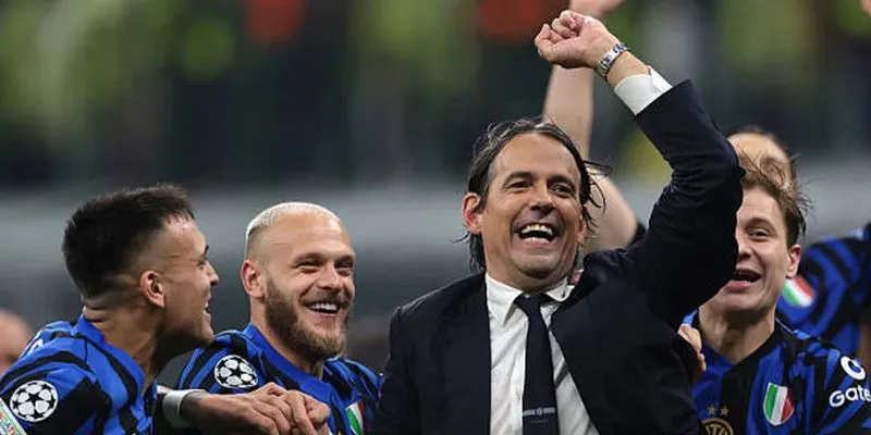 Hình ảnh của HLV Simone Inzaghi