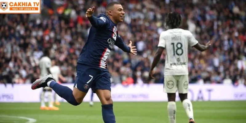 Mbappé ghi bàn thắng tại trận với Atlético Madrid